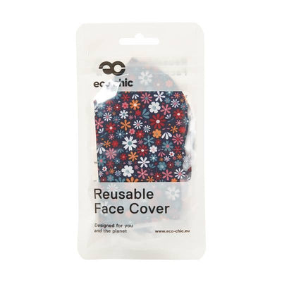 Black Ditsy Reusable Face Cover