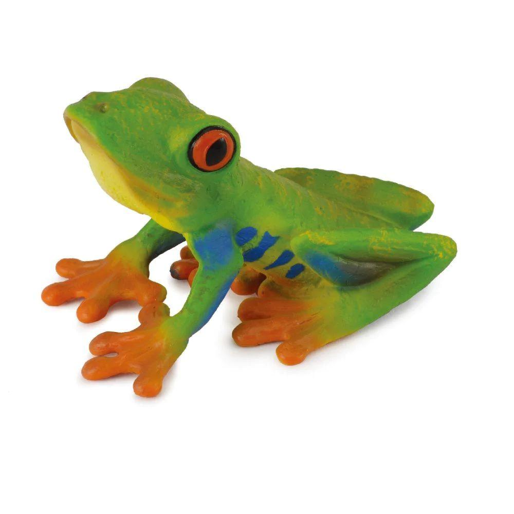 Redeyed Tree Frog - Hand-Painted Animal Figure