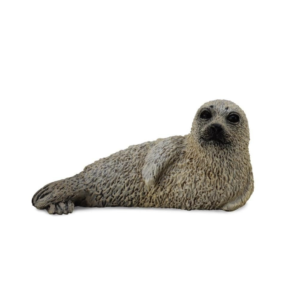 Spotted Seal Pup - Hand-Painted Animal Figure