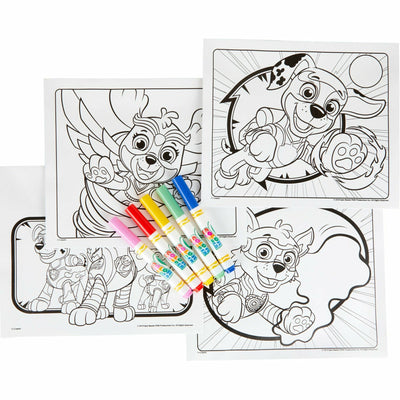 Colour Wonder Mess Free Colouring: Paw Patrol Mighty Pups-Colouring-Crayola-Yes Bebe