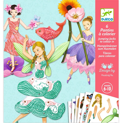 Jumping Jacks - Fairies * - Small Gifts For Older Ones - Colouring Surprises