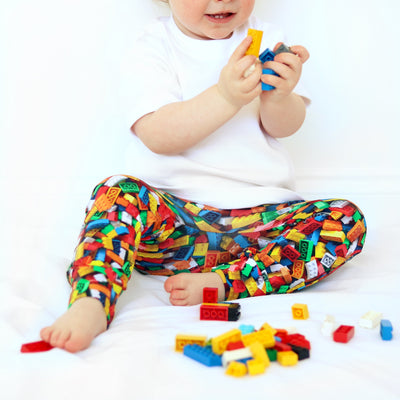 Brick Print Child & Baby Leggings 0-9 Years-Leggings-Fred & Noah-Yes Bebe