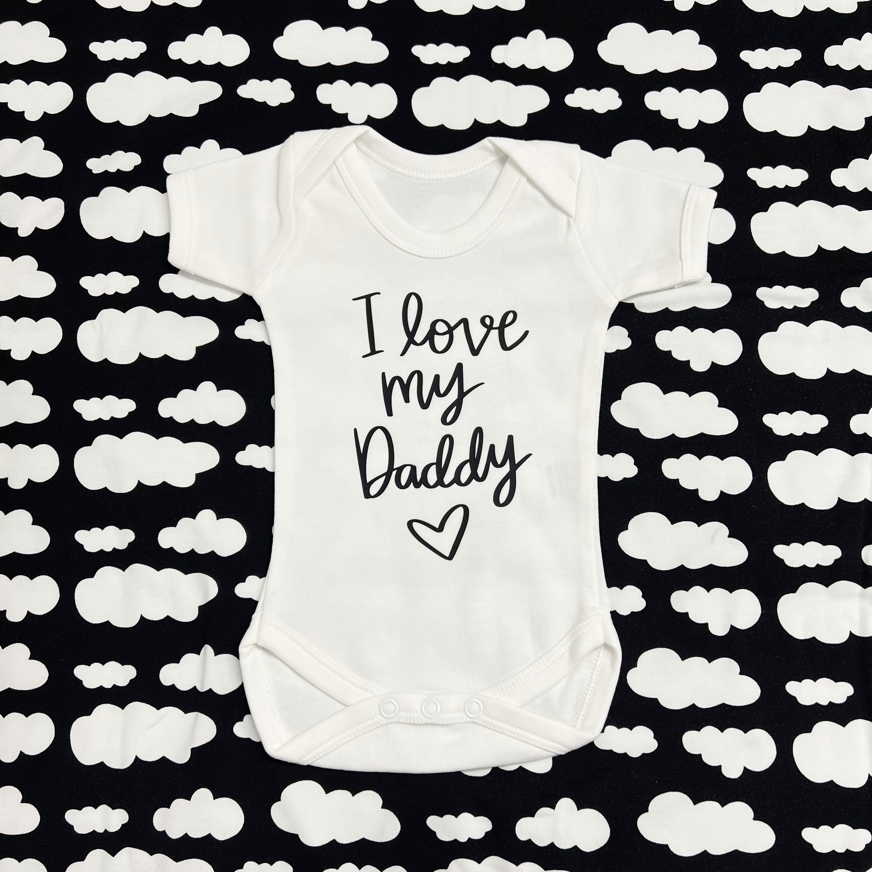 I love my store daddy baby vest