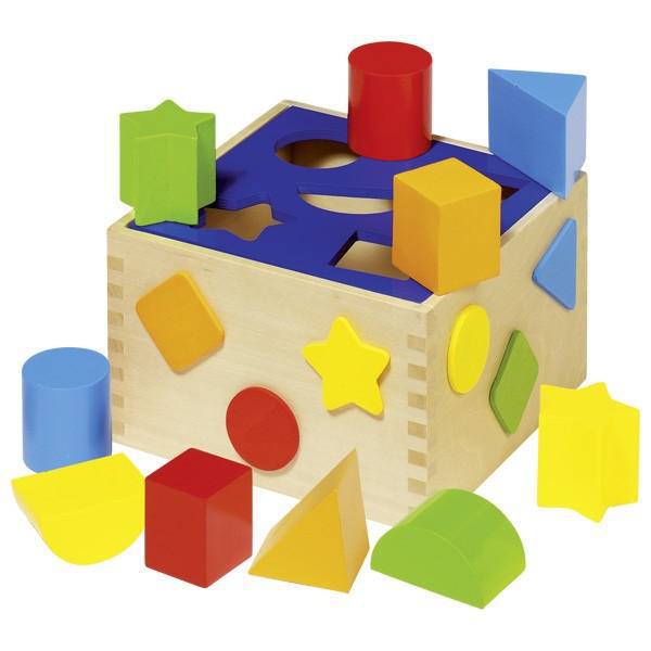 Shape sorting box on sale