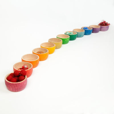 12 Grapat bowls in 12 Subtle Colours