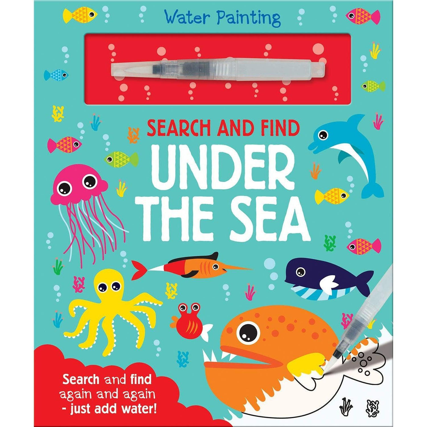 Search And Find Under The Sea - Georgie Taylor & Maaike Boot (Water Painting Search And Find)