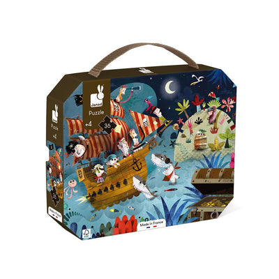 Treasure Hunt Pirate 36 Piece Puzzle by Janod