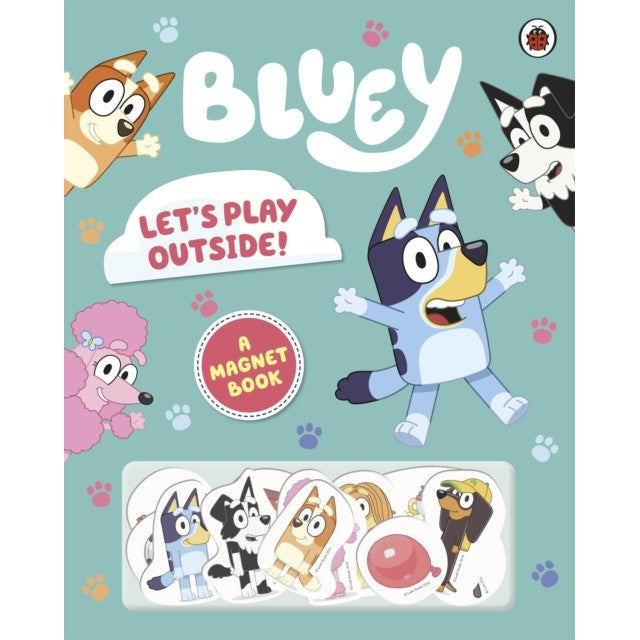 Bluey: Let's Play Outside!: Magnet Book