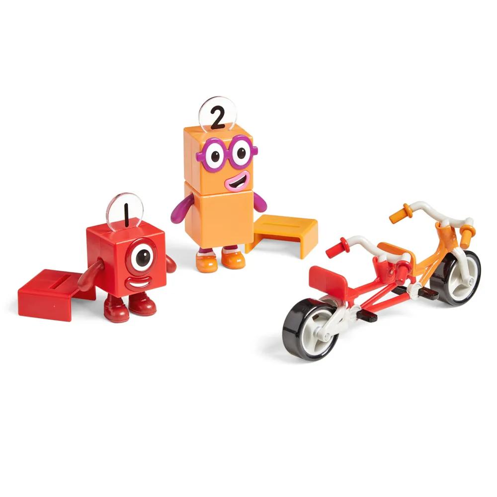 Numberblocks One and Two Bike Adventure-Action & Toy Figures-Learning Resources-Yes Bebe