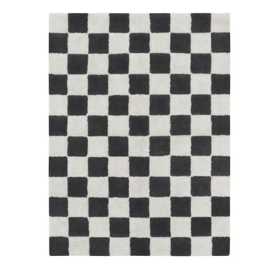 Washable Rug Kitchen Tiles Dark Grey - 120x160 cm