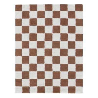 Washable Rug Kitchen Tiles Toffee - 120x160 cm