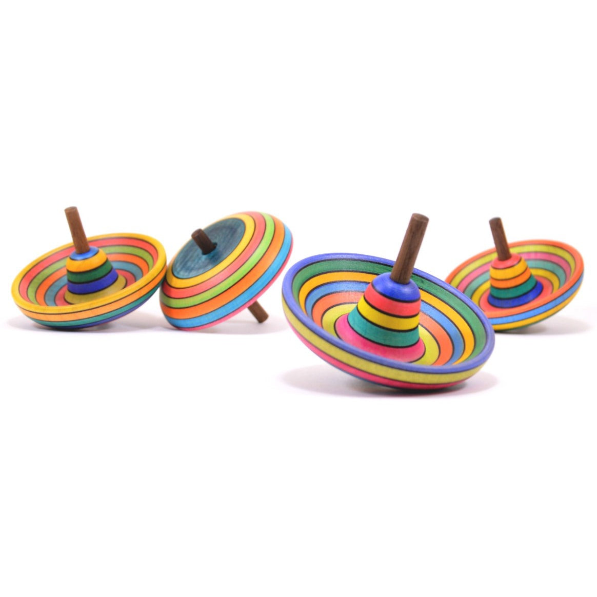 Striped Sombrero Spinning Top by Mader