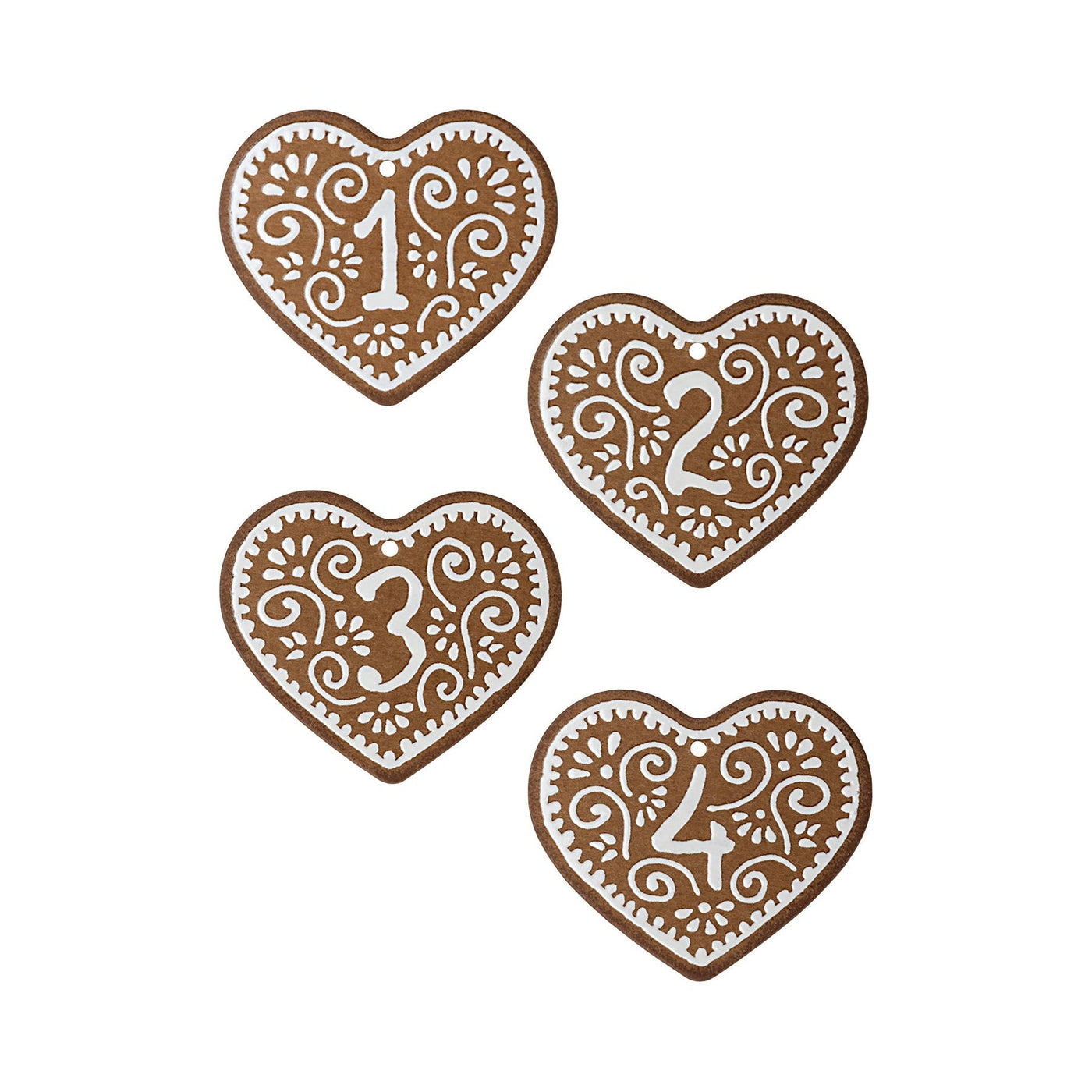 Gingerbread Gift Tags - No. 1-4