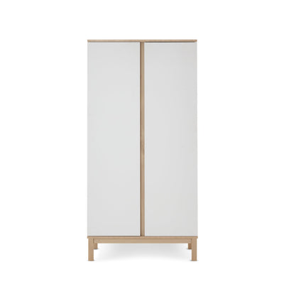 Astrid Double Wardrobe - White-Cupboards & Wardrobes-OBABY-Yes Bebe