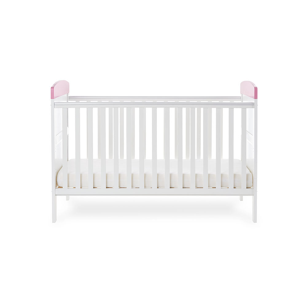 OBABY Grace Inspire Cot Bed Underdrawer Little Princess at Yes