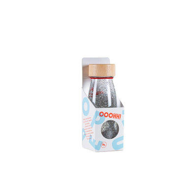 Petit Boum Sensory Float Bottle - Silver