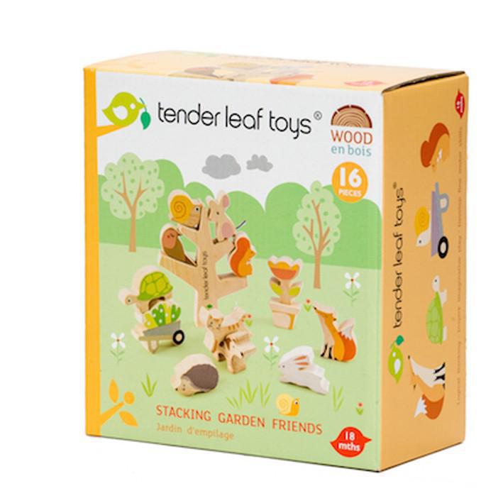 Tender Leaf Toys Stacking Garden Friends