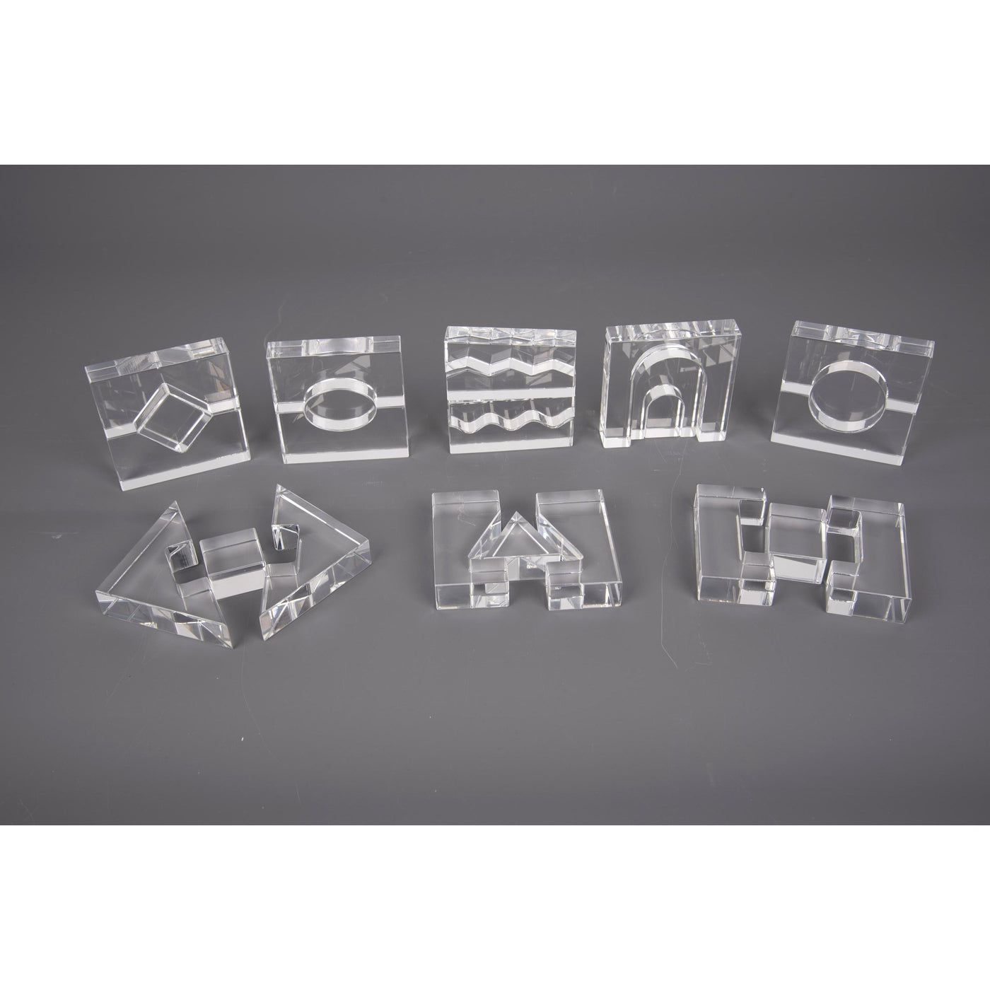 TickiT Clear Crystal Block Set - Perfect for Exploring Light