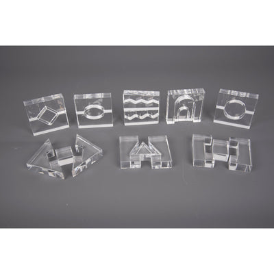 TickiT Clear Crystal Block Set - Perfect for Exploring Light