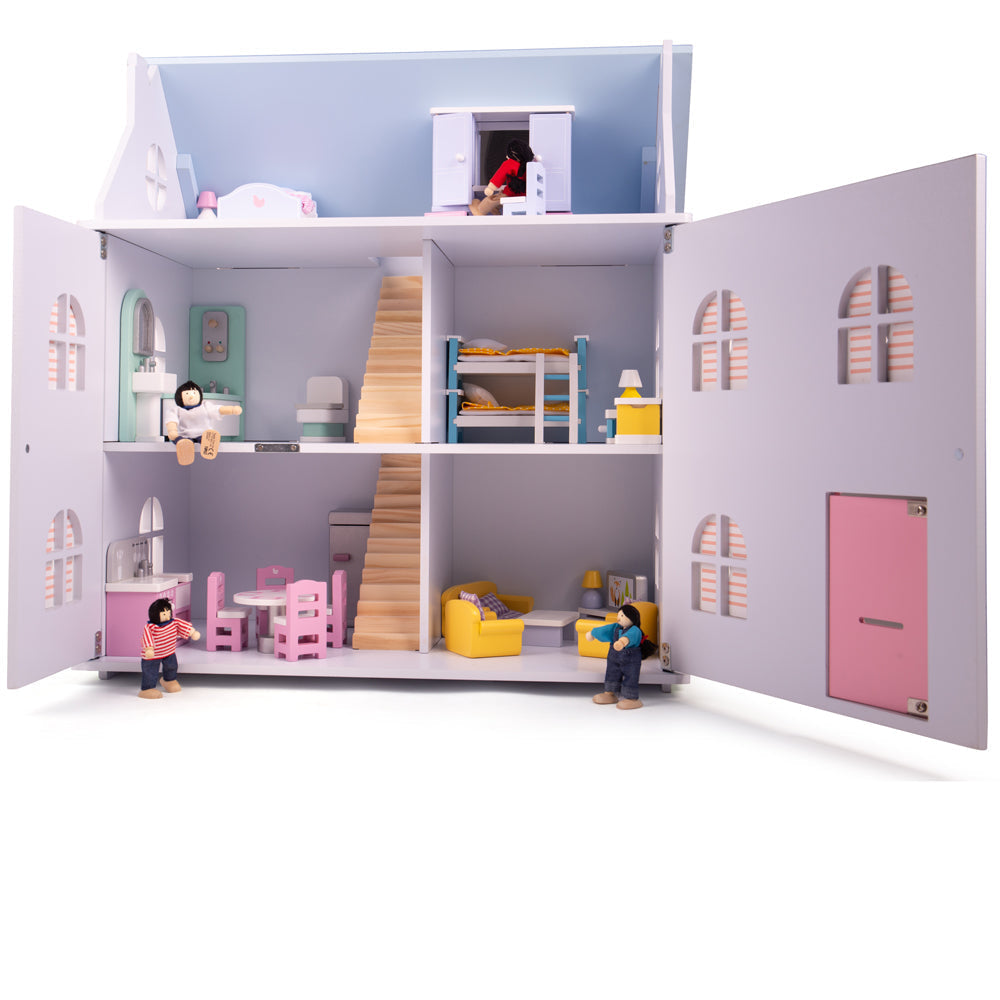 Dolls House Children's Bedroom Furniture Set