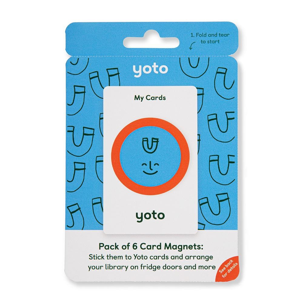 Yoto Pack of 6 Card Magnets