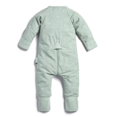 ErgoPouch - Layers Long Sleeve Babygrow - Sage - 0.2 TOG