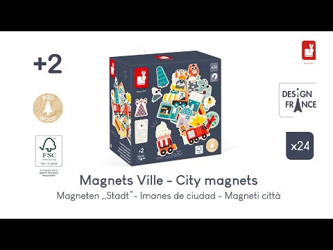 City Magnets 24 Pcs