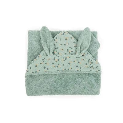 Hooded Towel - Trois Petits Lapins-Hooded Towels-Moulin Roty-Yes Bebe