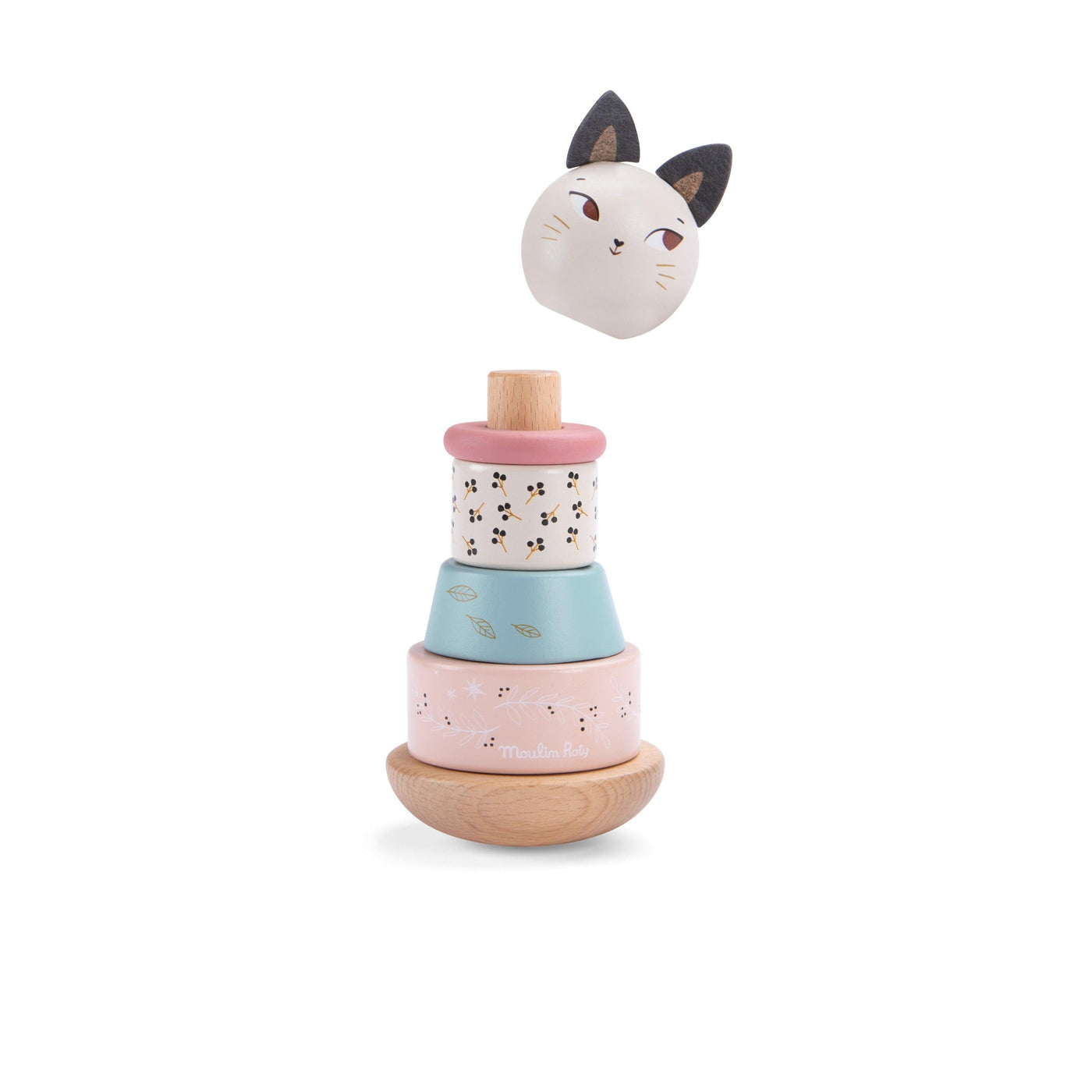 Stack-Up Cat - Après la Pluie-Stacking Toys-Moulin Roty-Yes Bebe