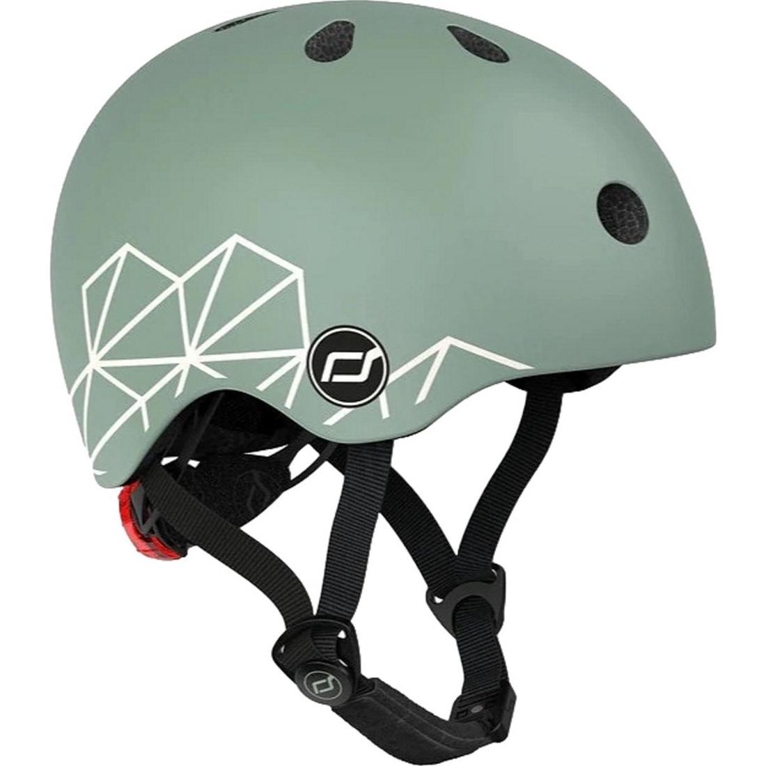 Child's Helmet - XXS-S Green Lines