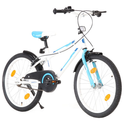 Kids Bike 20 inch Blue and White-vidaXL-Blue-n/a-Yes Bebe