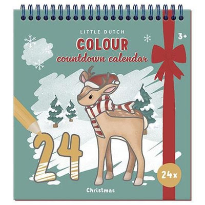 Countdown Advent Calendar Colouring Book