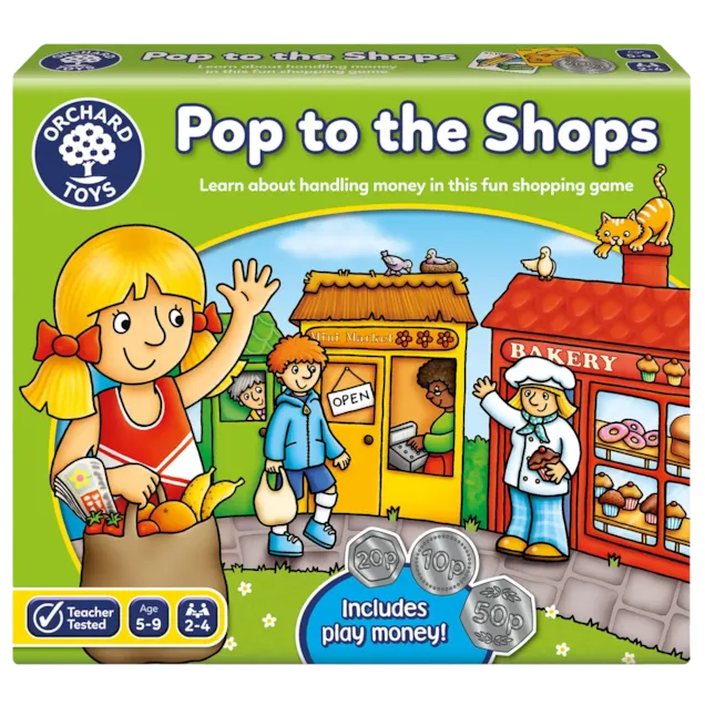 Pop to the Shops Board Game