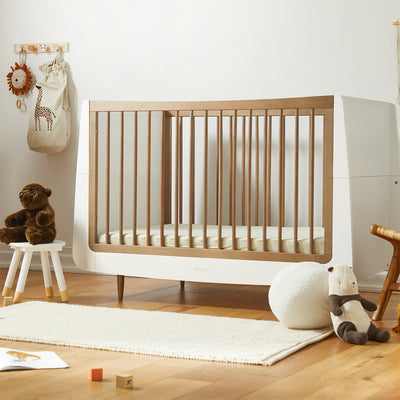 Snuzkot Skandi 3 Piece Nursery Furniture Set, The Natural Edit 'Walnut'