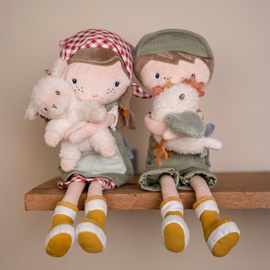 Cuddle Doll - Farmer Rosa with Sheep