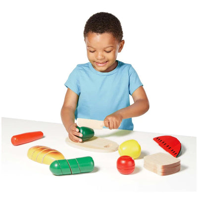 Wooden Cutting Play Food