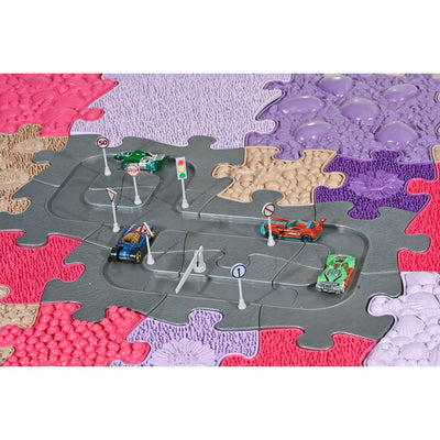 Magnetic Car Track Set for Play Mats