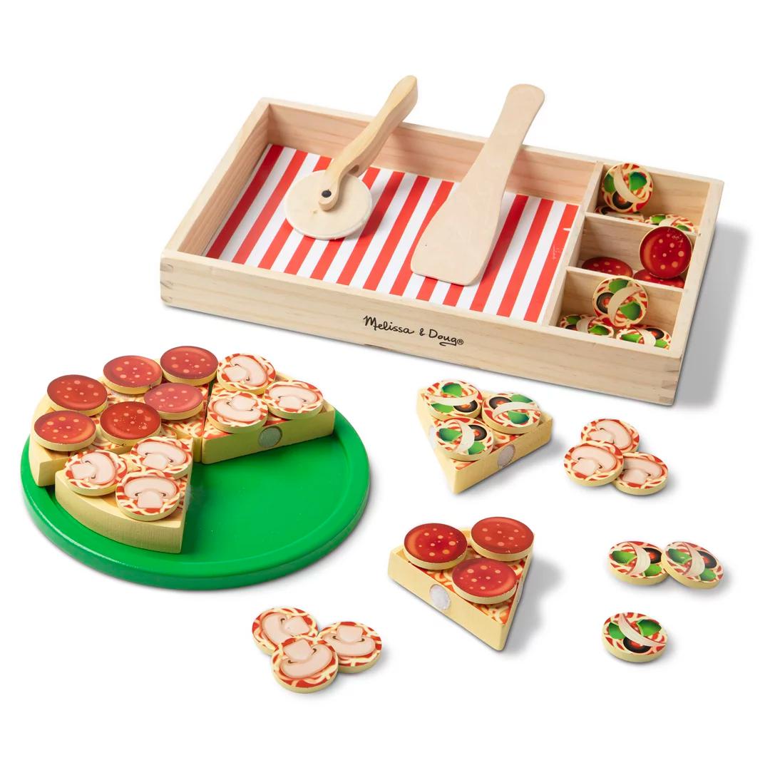 Pizza Party Wooden Play Food