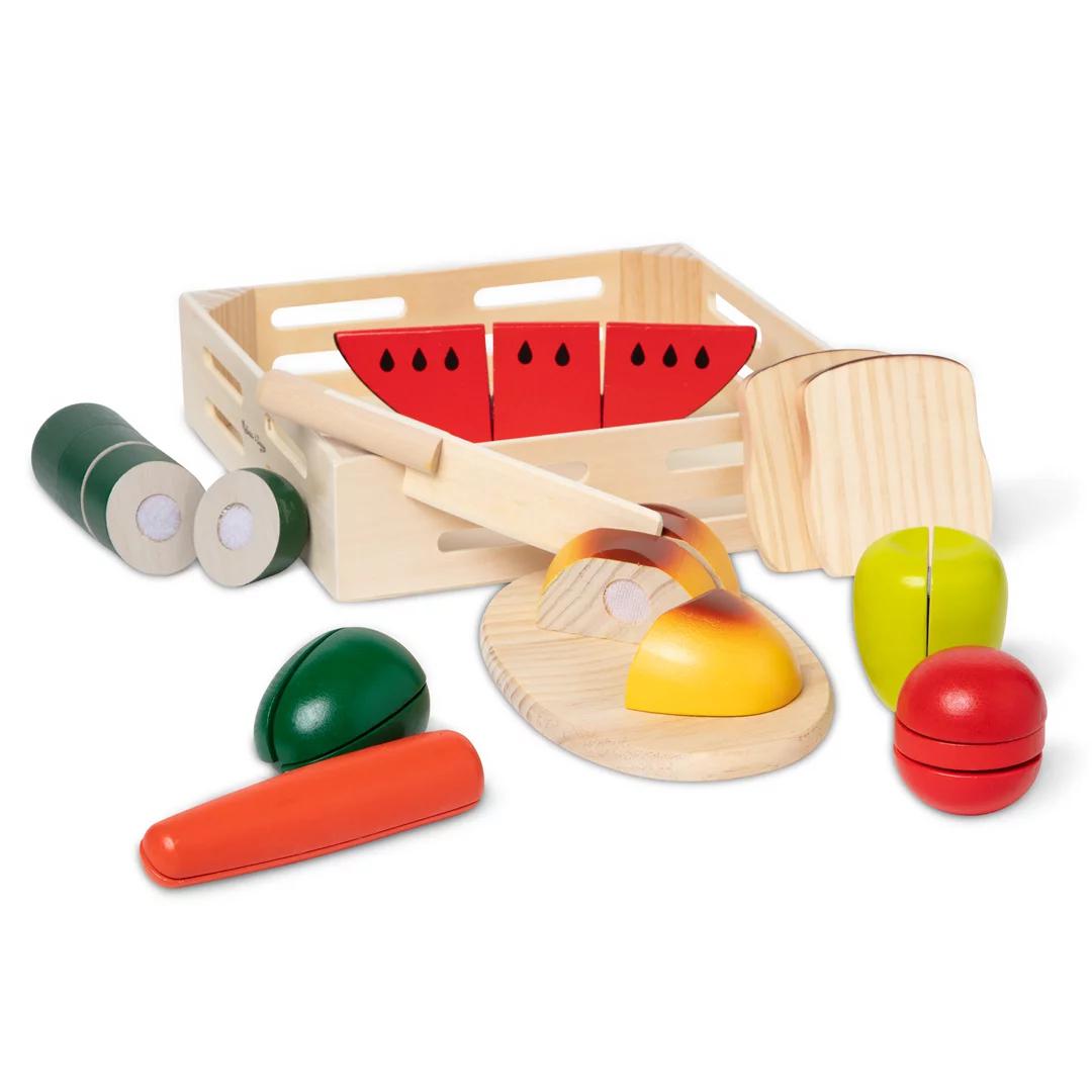 Wooden Cutting Play Food