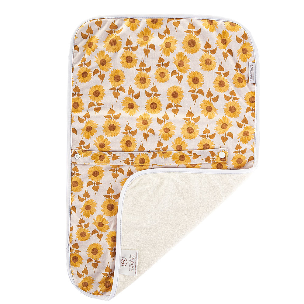Reversable On The Go Changing Mat-Changing Mats-Modern Cloth Nappies-Sunflower Harvest-Yes Bebe