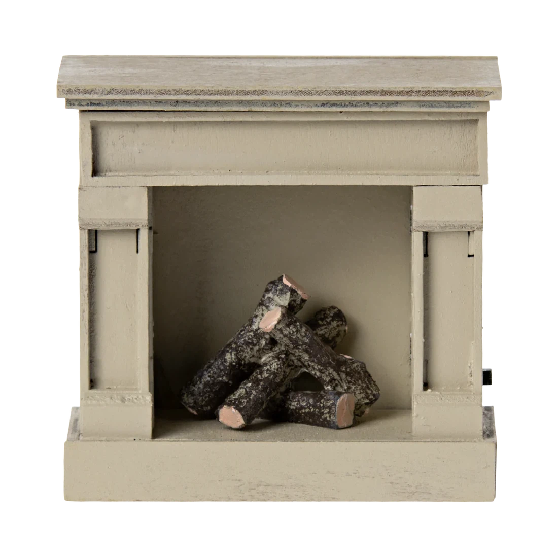 Mouse Fireplace-Dollhouse Accessories-Maileg-Blue-Yes Bebe