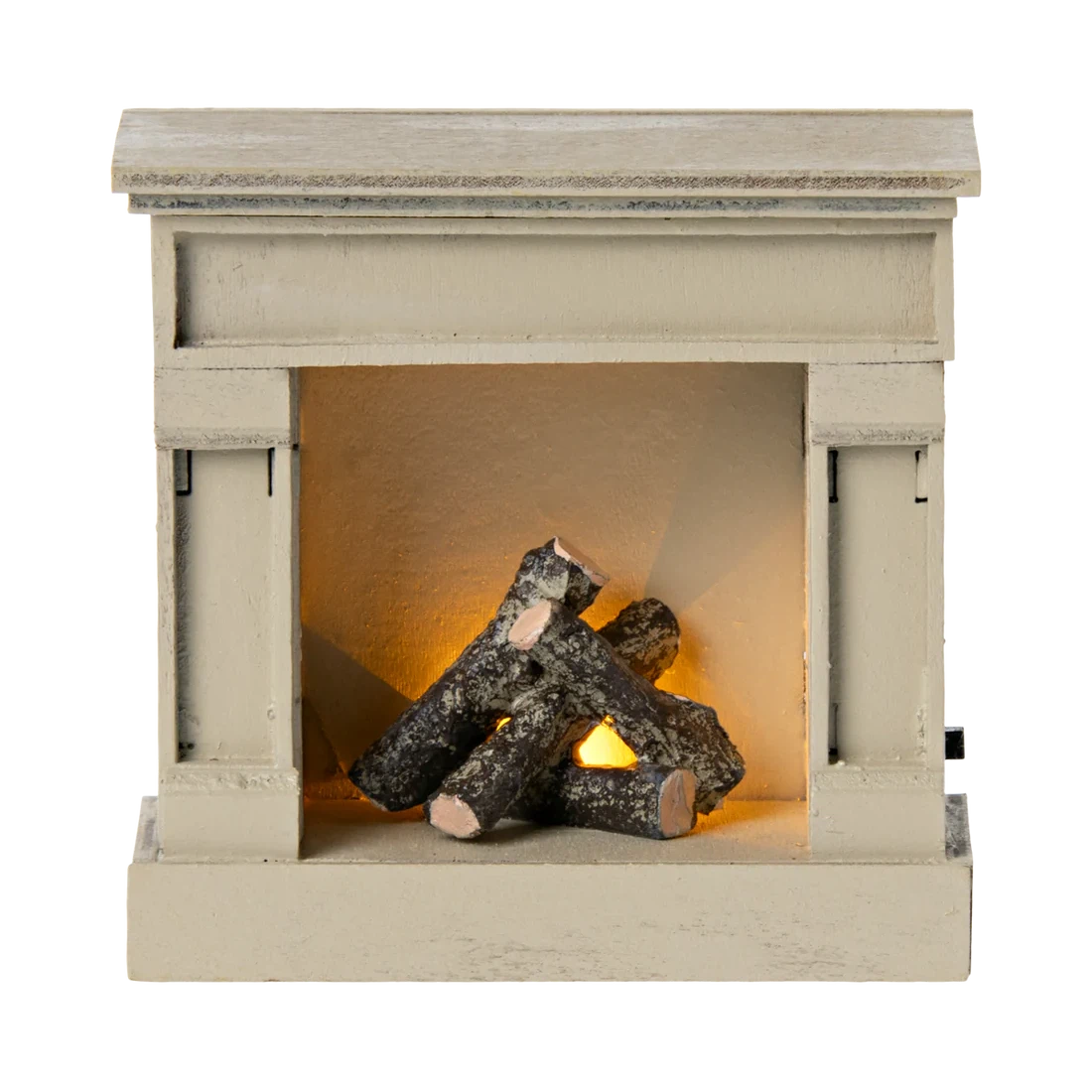 Mouse Fireplace-Dollhouse Accessories-Maileg-Blue-Yes Bebe