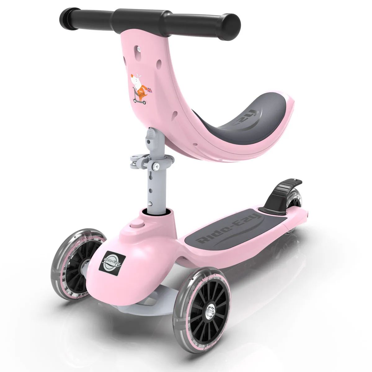 Kick & Go 4 in 1 Light Up Scooter - Blossom