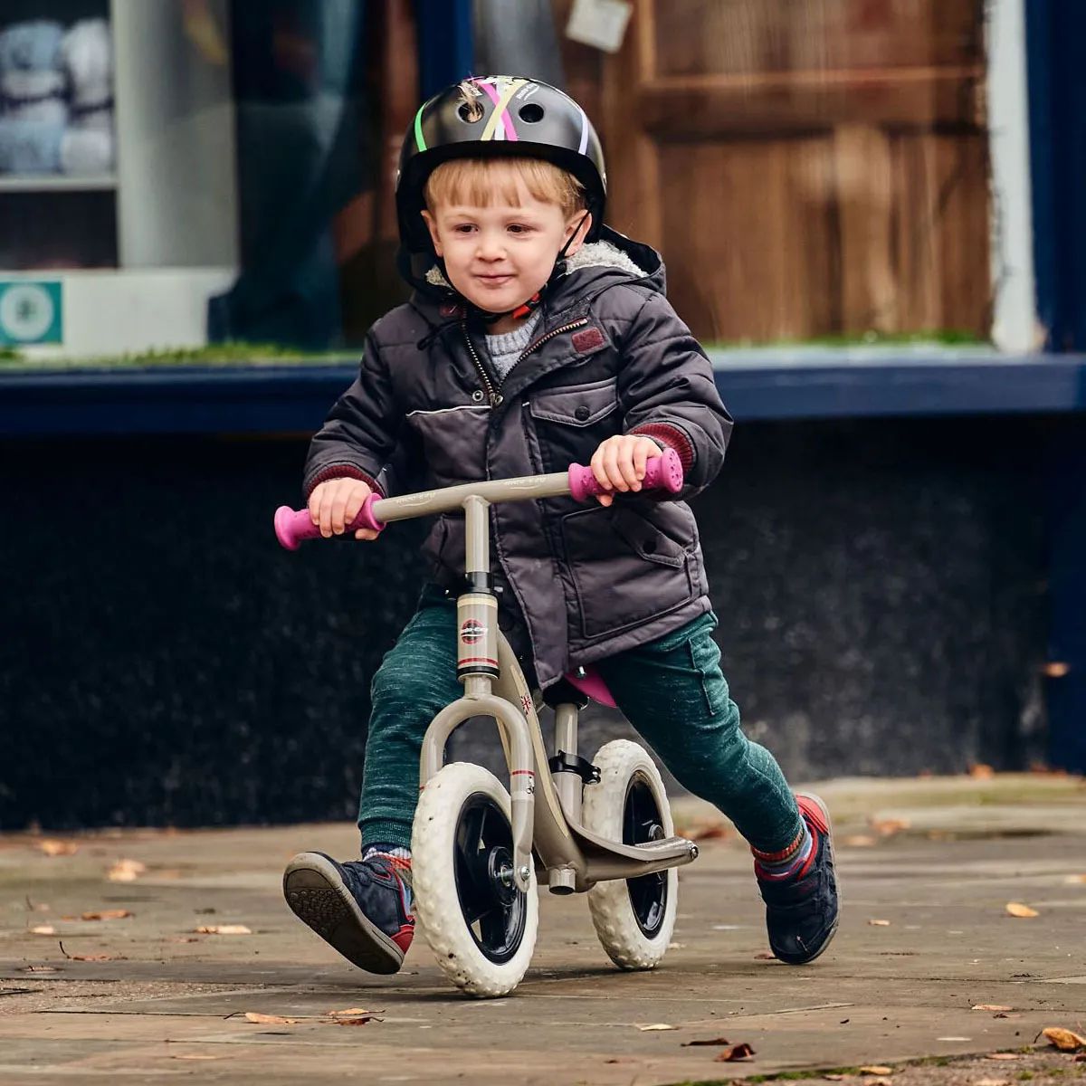 Go Pink & Silver Balance Bike