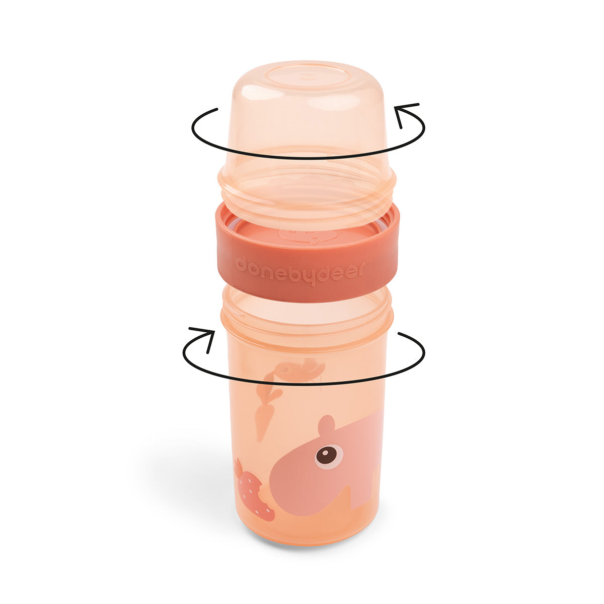 To Go 2-Way Snack Container L
