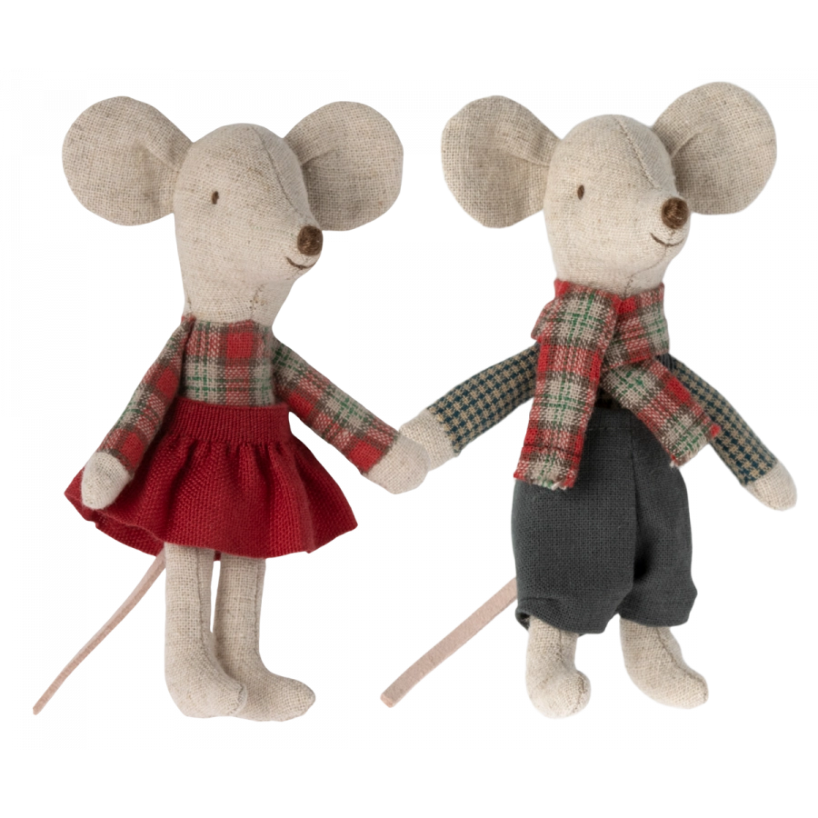 Little Brother & Sister Twin Winter Mice