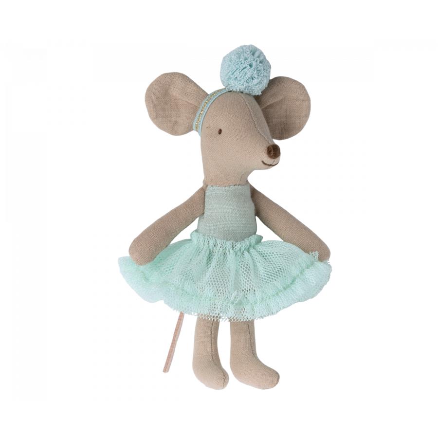 Little Sister Light Mint Ballerina Mouse