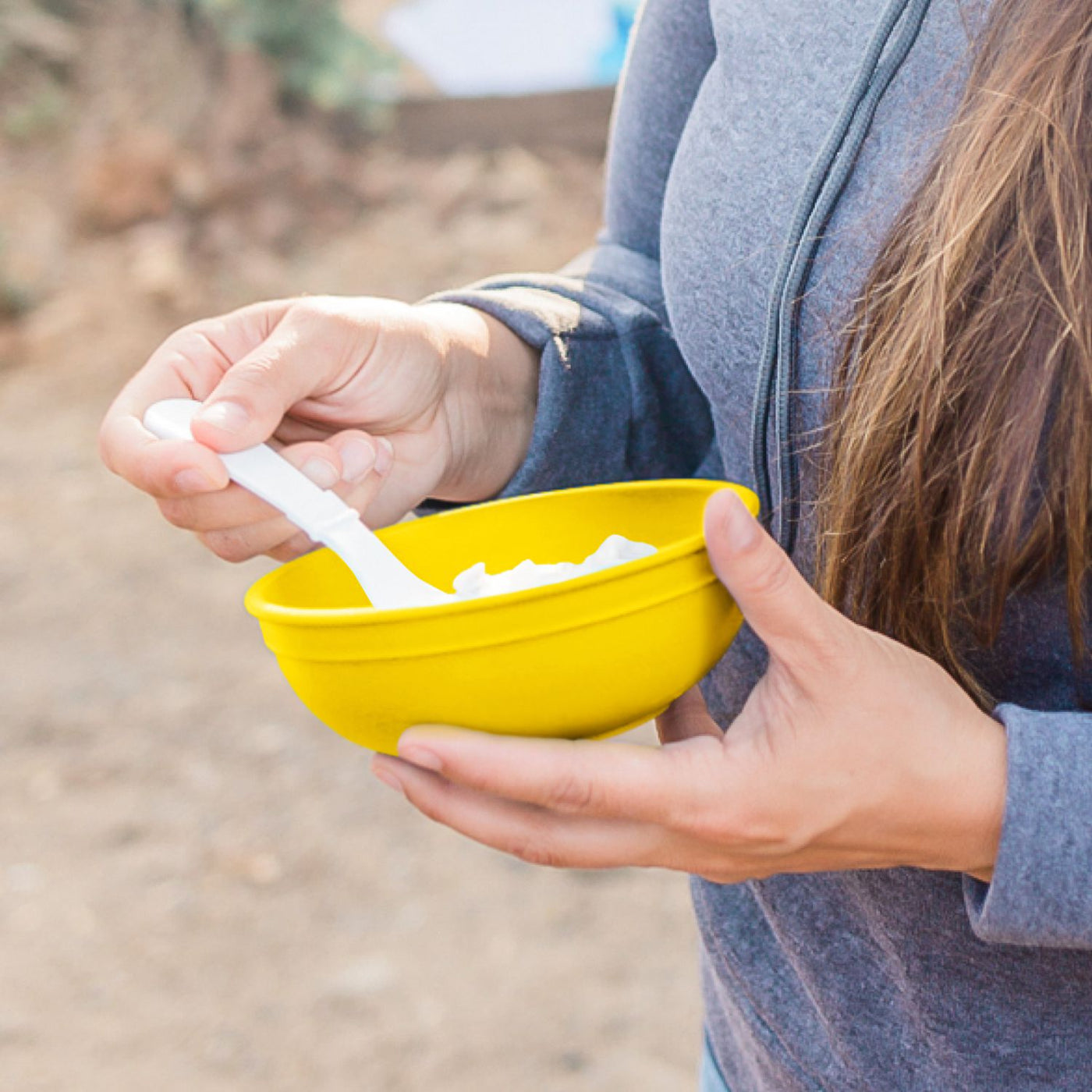 Recycled Large Bowl - Yellow