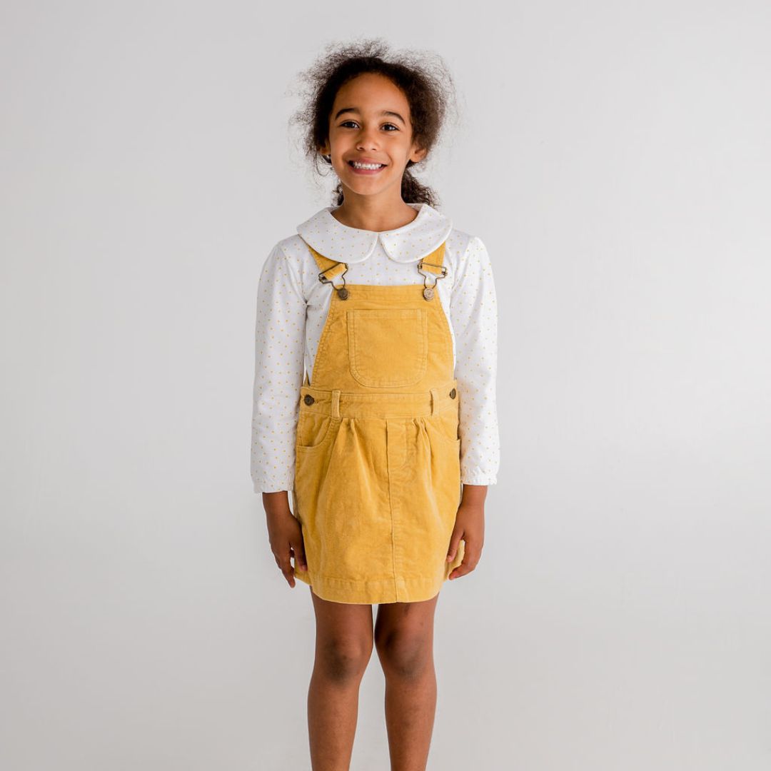 Ochre Corduroy Dress