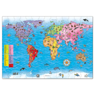 World Map Jigsaw Puzzle and Poster